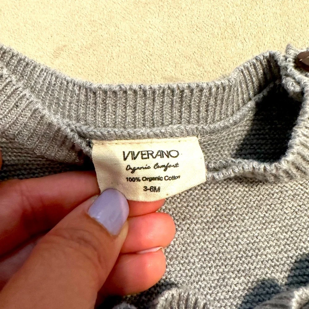 Baby Cotton Sweater - Picture 2 of 2